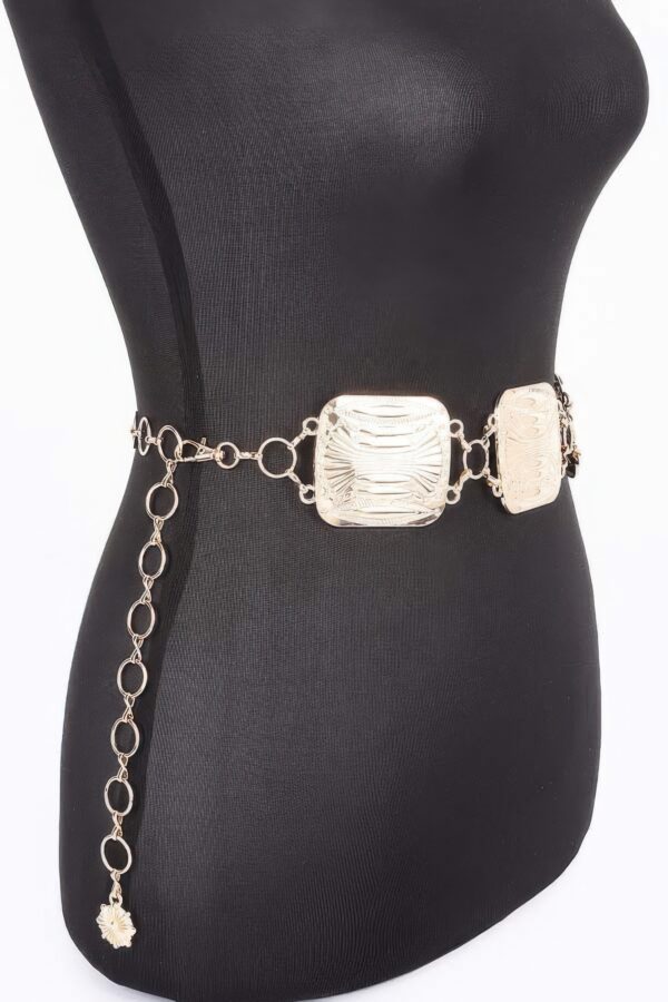 Multi Metal Chain Belt – Layered Iron Chains in Gold or Silver