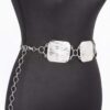 Multi Metal Chain Belt – Layered Iron Chains in Gold or Silver