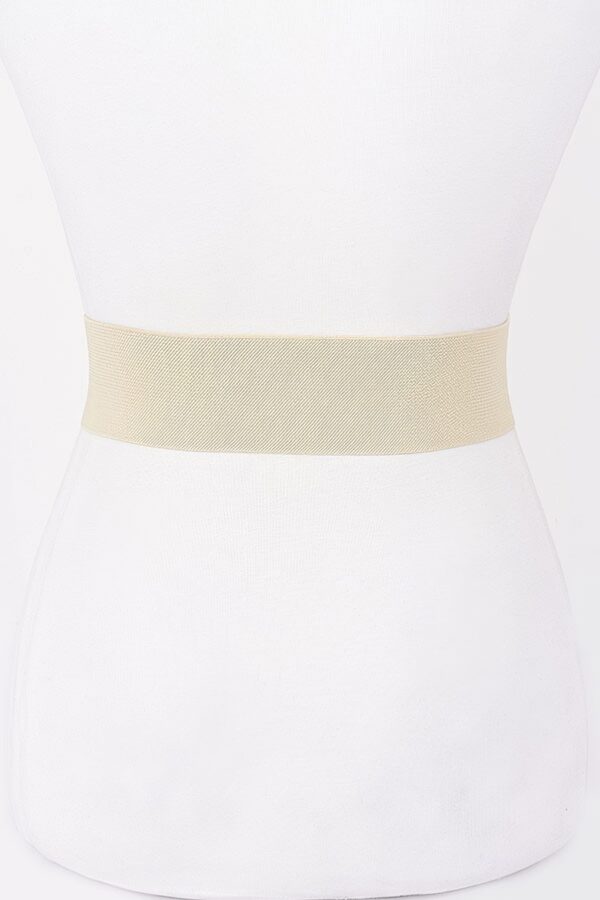 Pearl Metal Buckle Elastic Belt – Chic Waist Accent