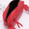 Faux Leather Camera Bag – Multi-Color Strap