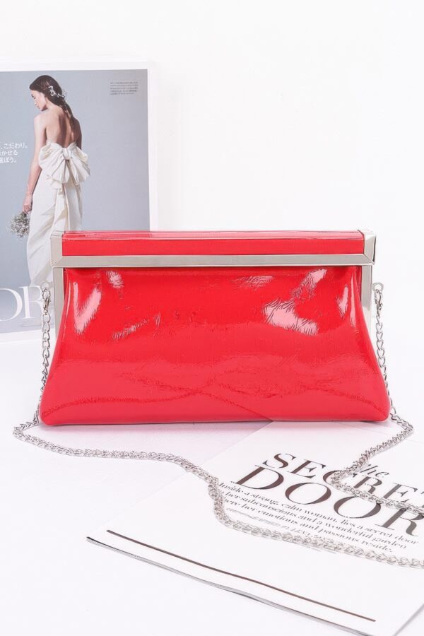 Patent Frame Clutch with Mixed Metal Trim