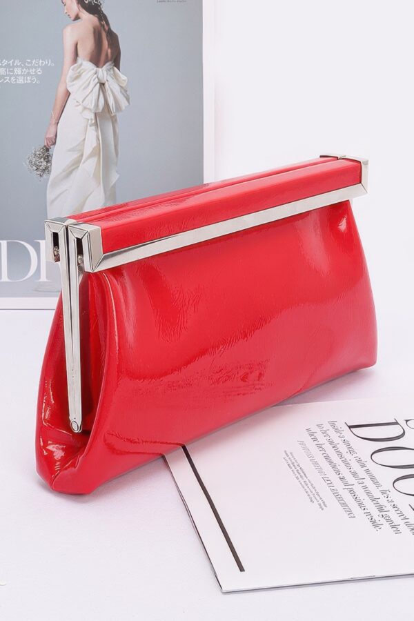 Patent Frame Clutch with Mixed Metal Trim