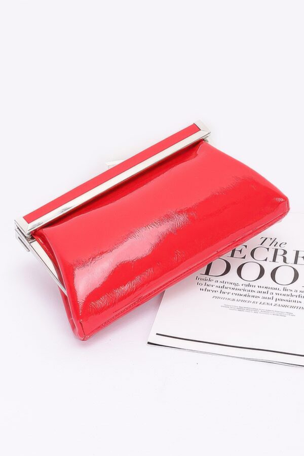 Patent Frame Clutch with Mixed Metal Trim