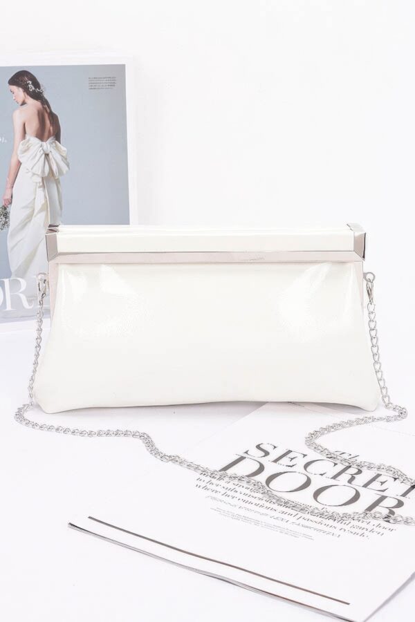 Patent Frame Clutch with Mixed Metal Trim