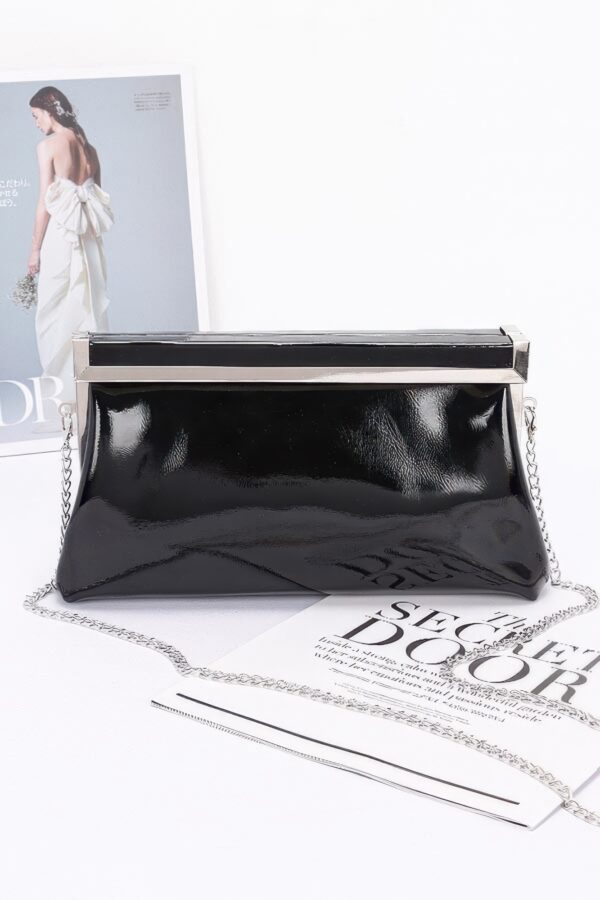 Patent Frame Clutch with Mixed Metal Trim