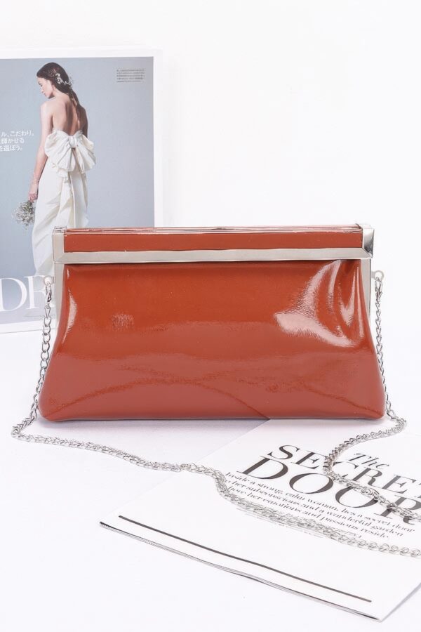 Patent Frame Clutch with Mixed Metal Trim