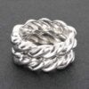 Twist & Shine Bracelet – Twisted Metal Bangle, Gold or Silver