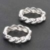 Twist & Shine Bracelet – Twisted Metal Bangle, Gold or Silver
