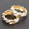 Twist & Shine Bracelet – Twisted Metal Bangle, Gold or Silver
