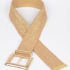 Clear PVC Belt with Metal Buckle – Gold or Silver