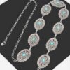 Western Metal Chain Belt – Antique Silver