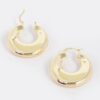 Vintage Gold-Dip Metal Earrings – Gold Finish
