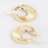 Vintage Gold-Dip Metal Earrings – Gold Finish