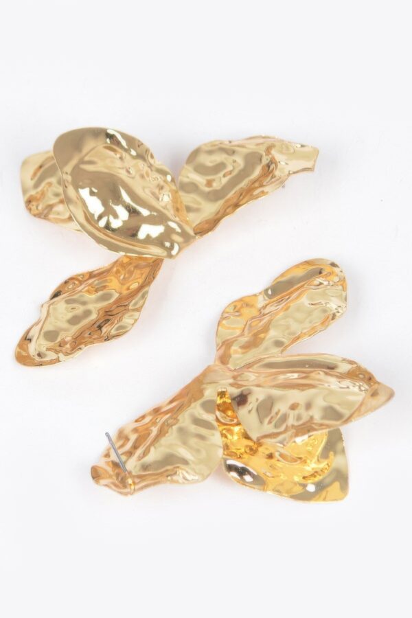 Vintage Metal Statement Earrings – Gold or Silver