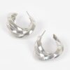 Multi-Metal Small Hoop Earrings – Mixed Metal Finish