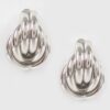 Metal Stud Earrings – Minimalist Polished Metal, Gold/Silver