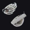 Metal Stud Earrings – Minimalist Polished Metal, Gold/Silver