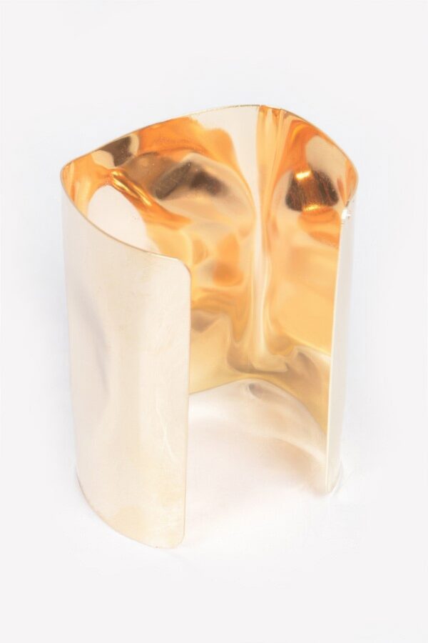 Metal Cuff – Sleek Square Cuff in Gold or Silver
