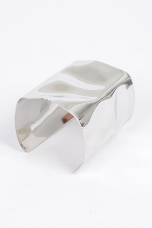 Metal Cuff – Sleek Square Cuff in Gold or Silver
