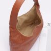Embossed Faux Leather Shoulder Bag – Mixed Metal Hardware