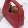 Embossed Faux Leather Hobo Bag – Textured Polyurethane