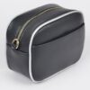 Camera-Inspired PU Clutch with Mixed Metal Accent