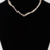 Multi Twisted Abstract Necklace – Gold, Silver