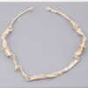 Multi Twisted Abstract Necklace – Gold, Silver