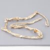 Multi Twisted Abstract Necklace – Gold, Silver