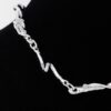 Multi Twisted Abstract Necklace – Gold, Silver