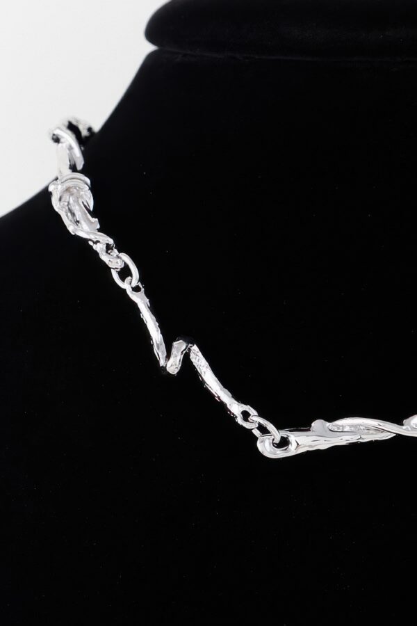 Multi Twisted Abstract Necklace – Gold, Silver