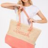 Color-Sewn Crochet ‘Beach’ Rope-Handle Tote