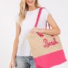 Color-Sewn Crochet ‘Beach’ Rope-Handle Tote