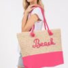 Color-Sewn Crochet ‘Beach’ Rope-Handle Tote