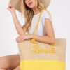 Color-Sewn Crochet ‘Beach’ Rope-Handle Tote
