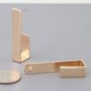 Geometric Frame Hook Earrings – Open Wire, Gold/Silver