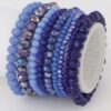 Multi Blaze Crystal Beaded Bracelet – Mixed Crystals