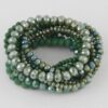 Multi Blaze Crystal Beaded Bracelet – Mixed Crystals