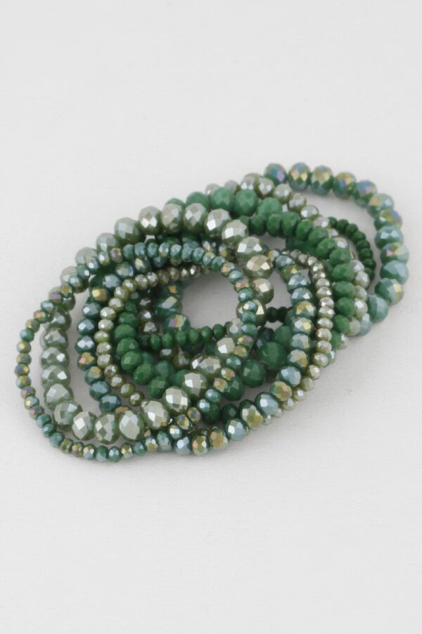 Multi Blaze Crystal Beaded Bracelet – Mixed Crystals