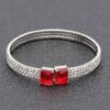 Rhinestone Bracelet – Sparkling Cluster Design