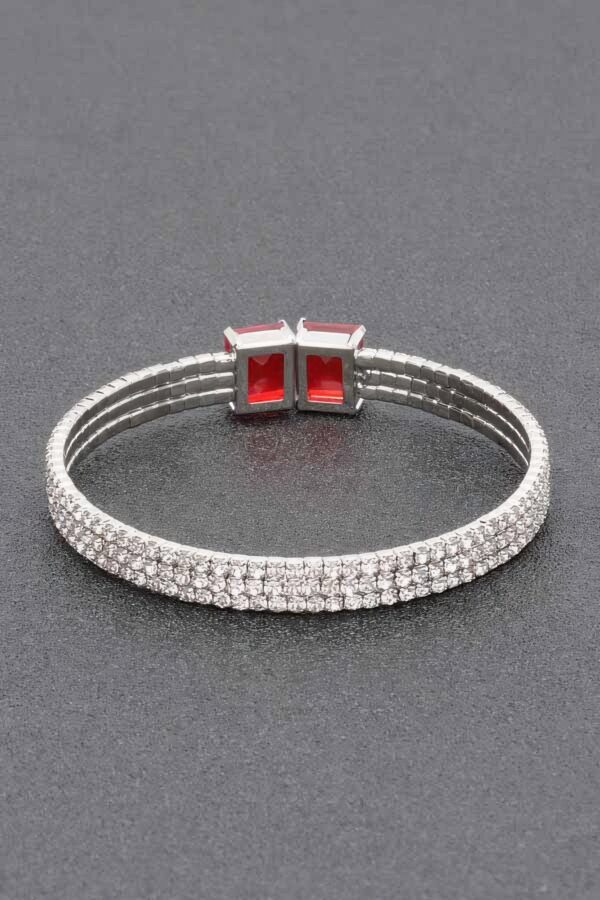 Rhinestone Bracelet – Sparkling Cluster Design