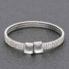 Rhinestone Bracelet – Sparkling Cluster Design