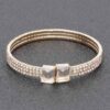 Rhinestone Bracelet – Sparkling Cluster Design