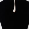Long Teardrop Pendant Necklace – Gold or Silver