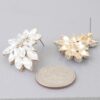 Shiny Leaves Rhinestone Drop Earrings – Gold or Silver