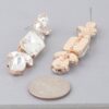 Rhinestone Dangle Drop Earrings – Polished Metal