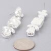 Rhinestone Dangle Drop Earrings – Polished Metal