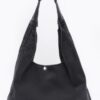 Denim Hobo Bag – Slouchy Denim Tote in Black or Dark Blue