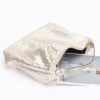 Metallic Braided Tote – Polyurethane Shimmer (Gold/Silver/Black)