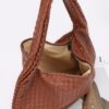 Braided Faux Leather Shoulder Bag – Minimalist Chic